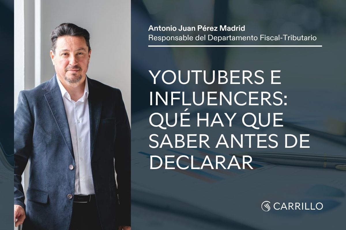 Fiscalidad de youtubers y creadores de contenido en España