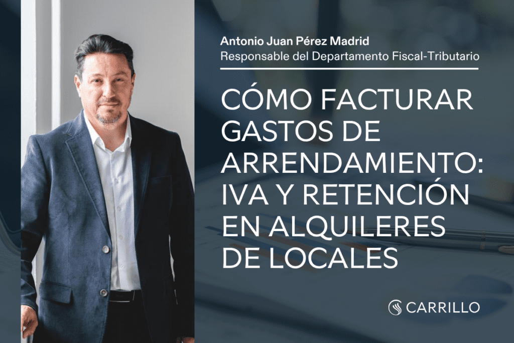 Cómo facturar gastos de arrendamiento con IVA y retención