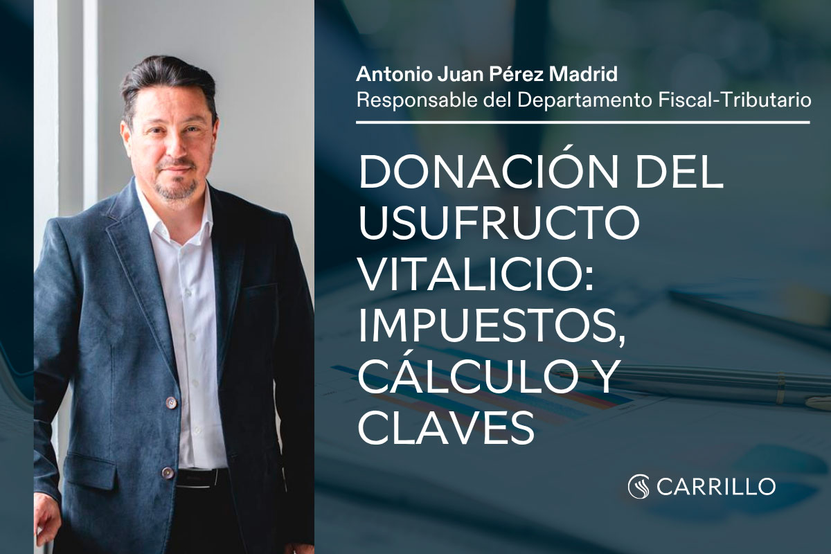 Donación usufructo vitalicio: impuestos, costes fiscales y claves para no equivocarse 1 Portada del artículo sobre donación del usufructo vitalicio e impuestos