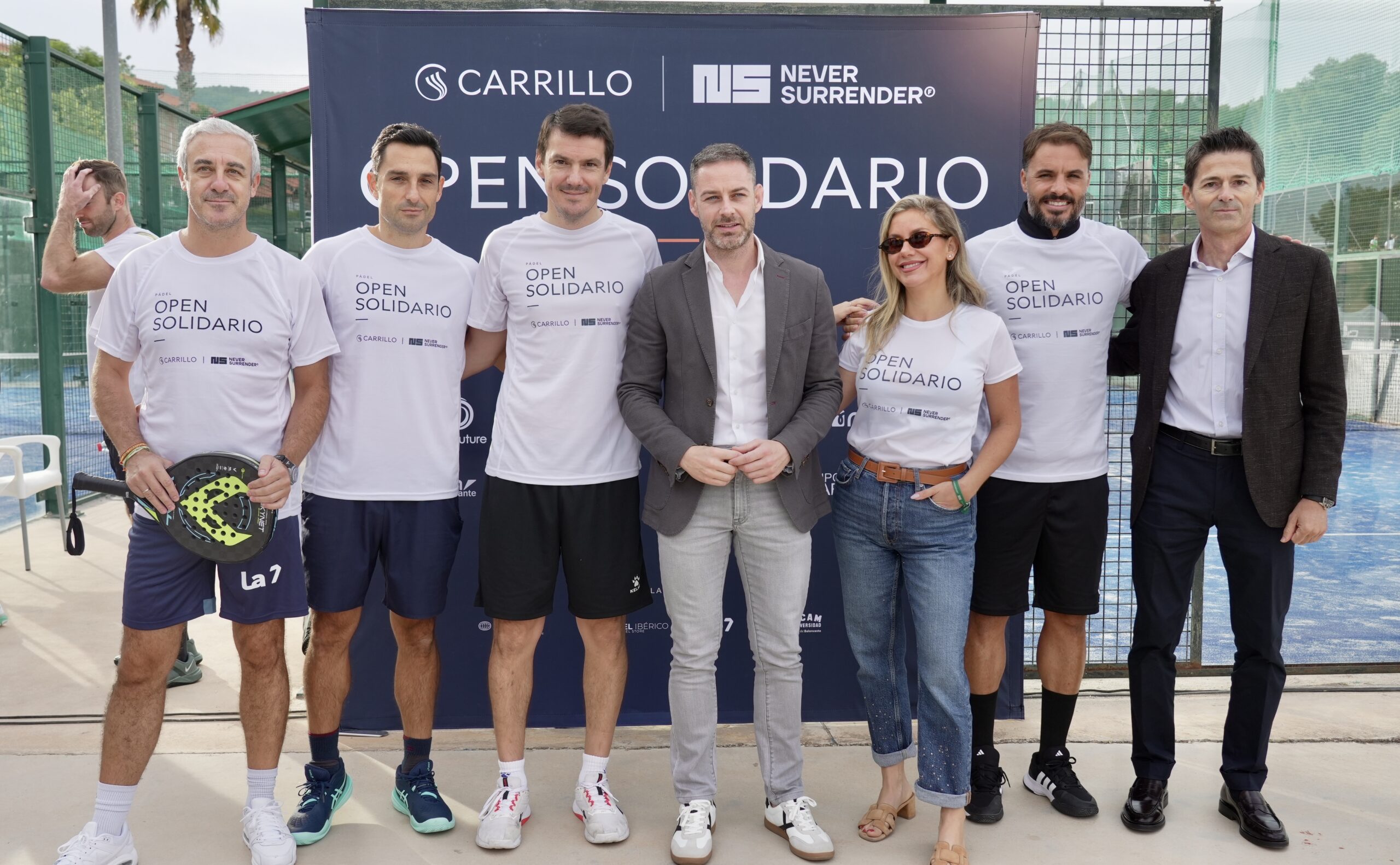 Carrillo Open Solidario | Primera edición Foto de grupo durante la primera edición del Carrillo Open Solidario celebrada en Murcia.