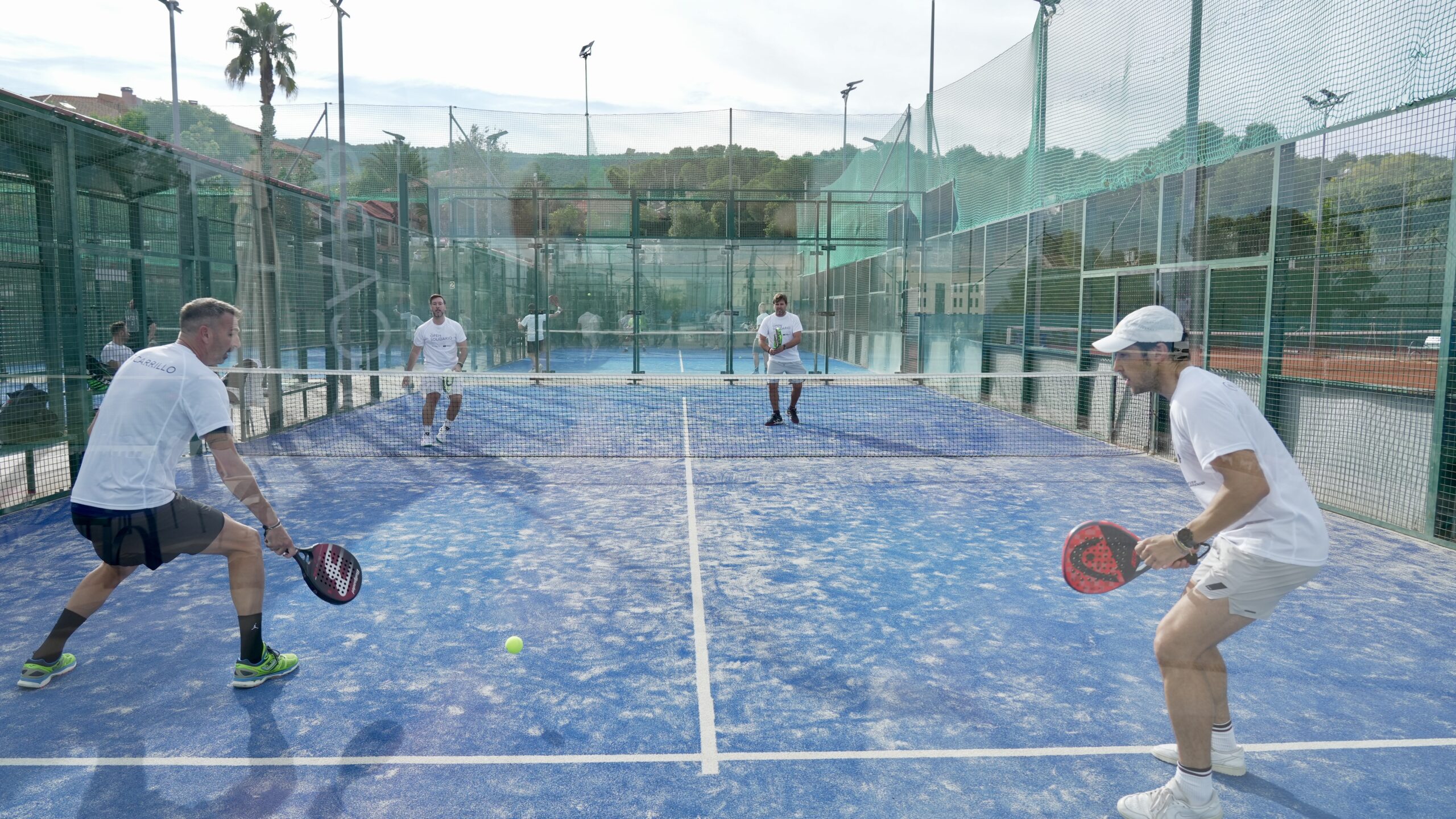Partido de pádel | Carrillo Open Solidario Partido de pádel durante la primera edición del Carrillo Open Solidario en Murcia.