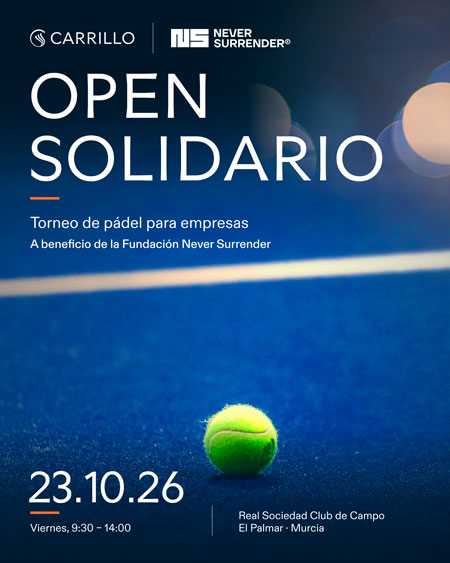 Carrillo Open Solidario cartel