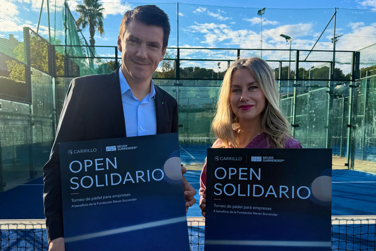Presentación Carrillo Open Solidario a beneficio de Never Surrender